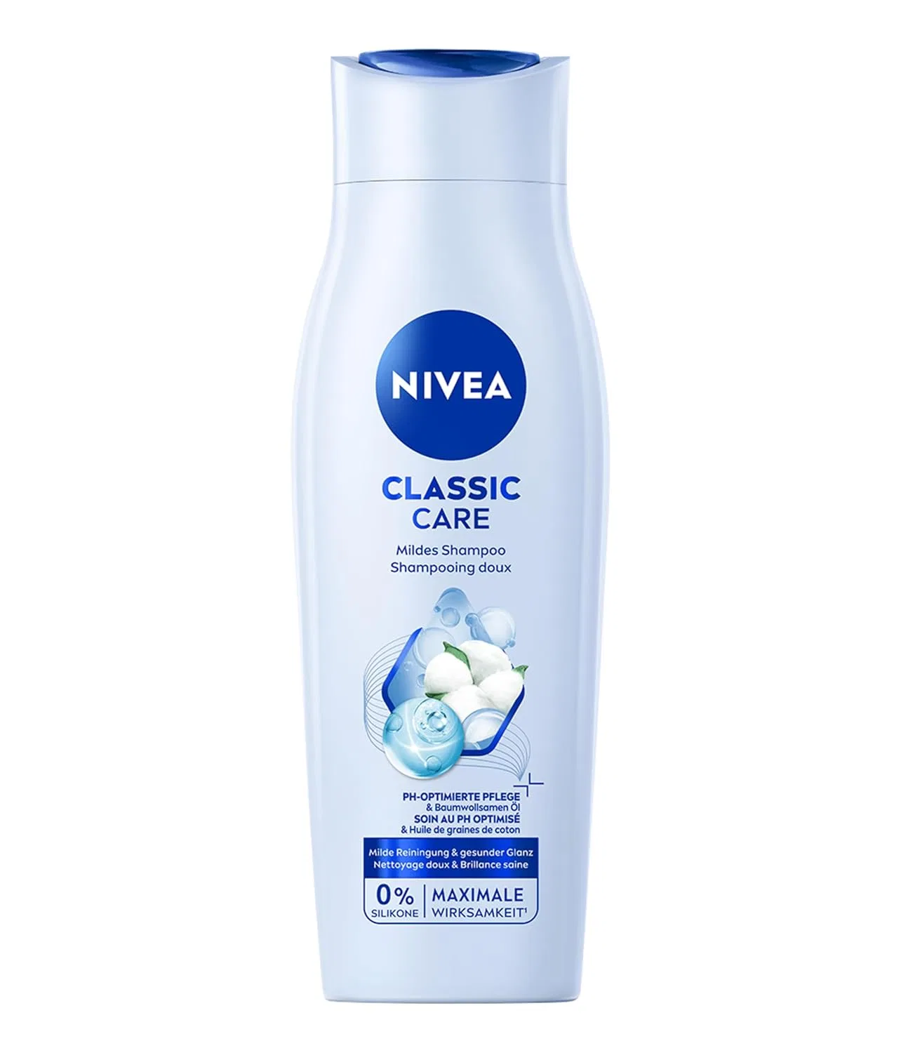 Шампунь NIVEA Classic Care с хлопковым маслом, 250 мл Nivea