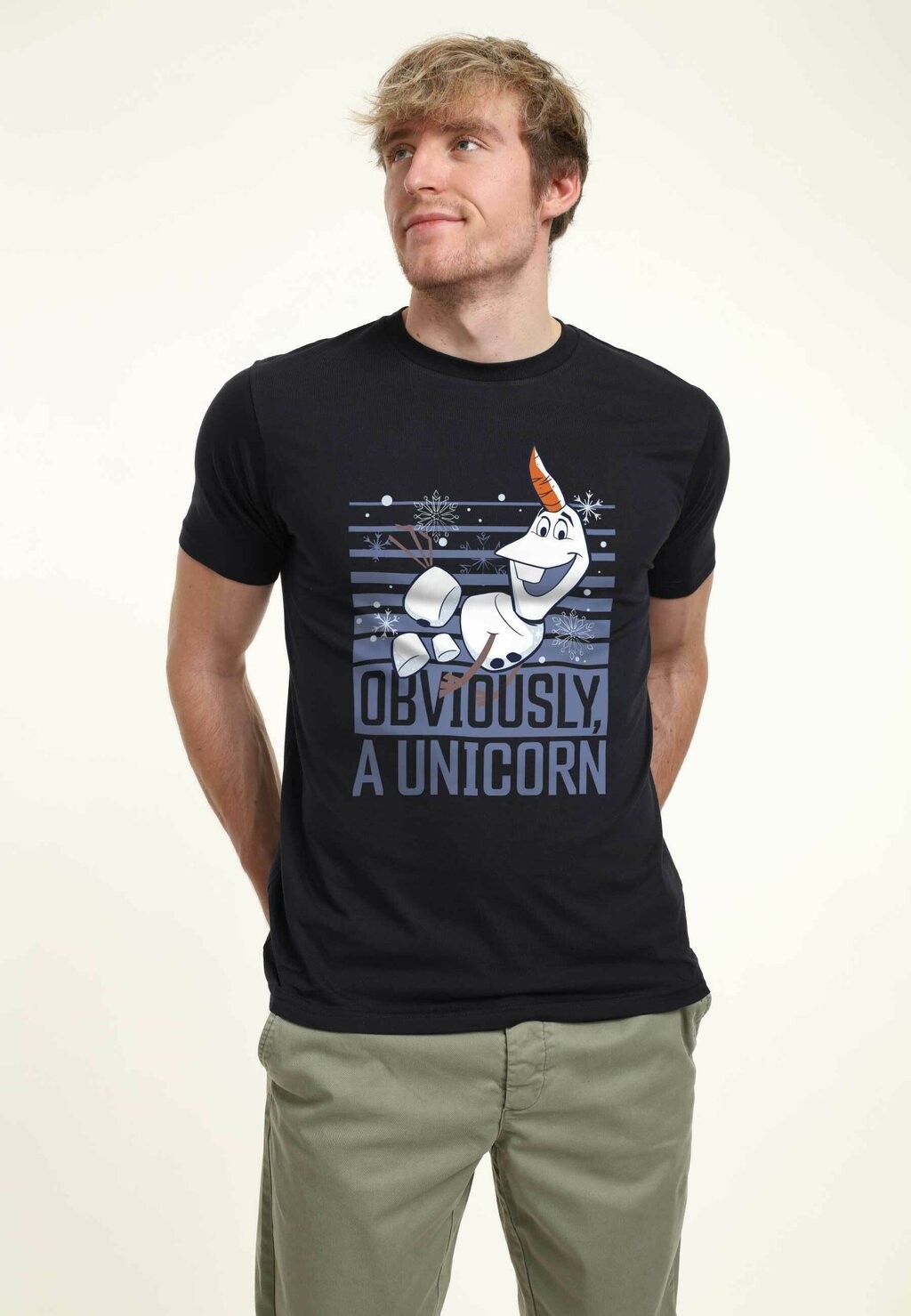 

Футболка с принтом FROZEN 2 OBVIOUSLY OLAF UNISEX Henry Tiger, темно-синий