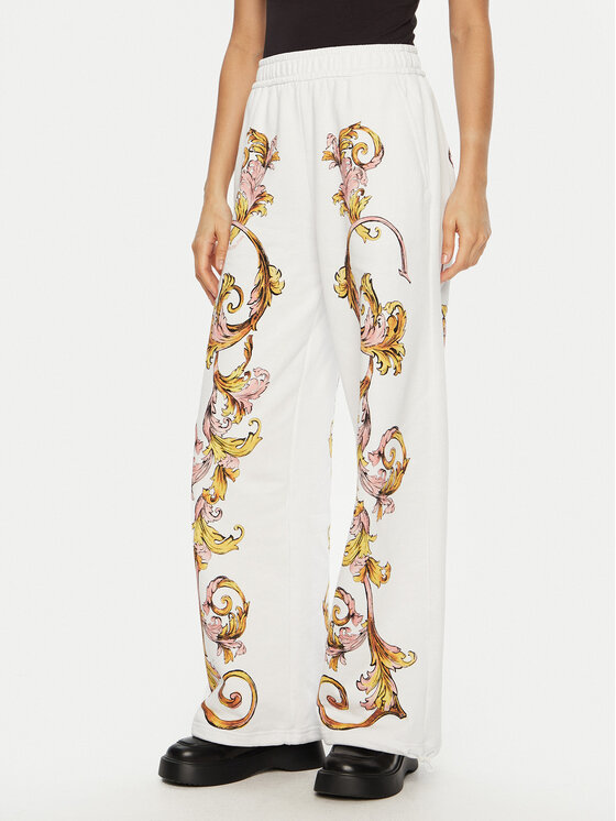 

Свободные спортивные штаны 78HAA3P0 Versace Jeans Couture, белый