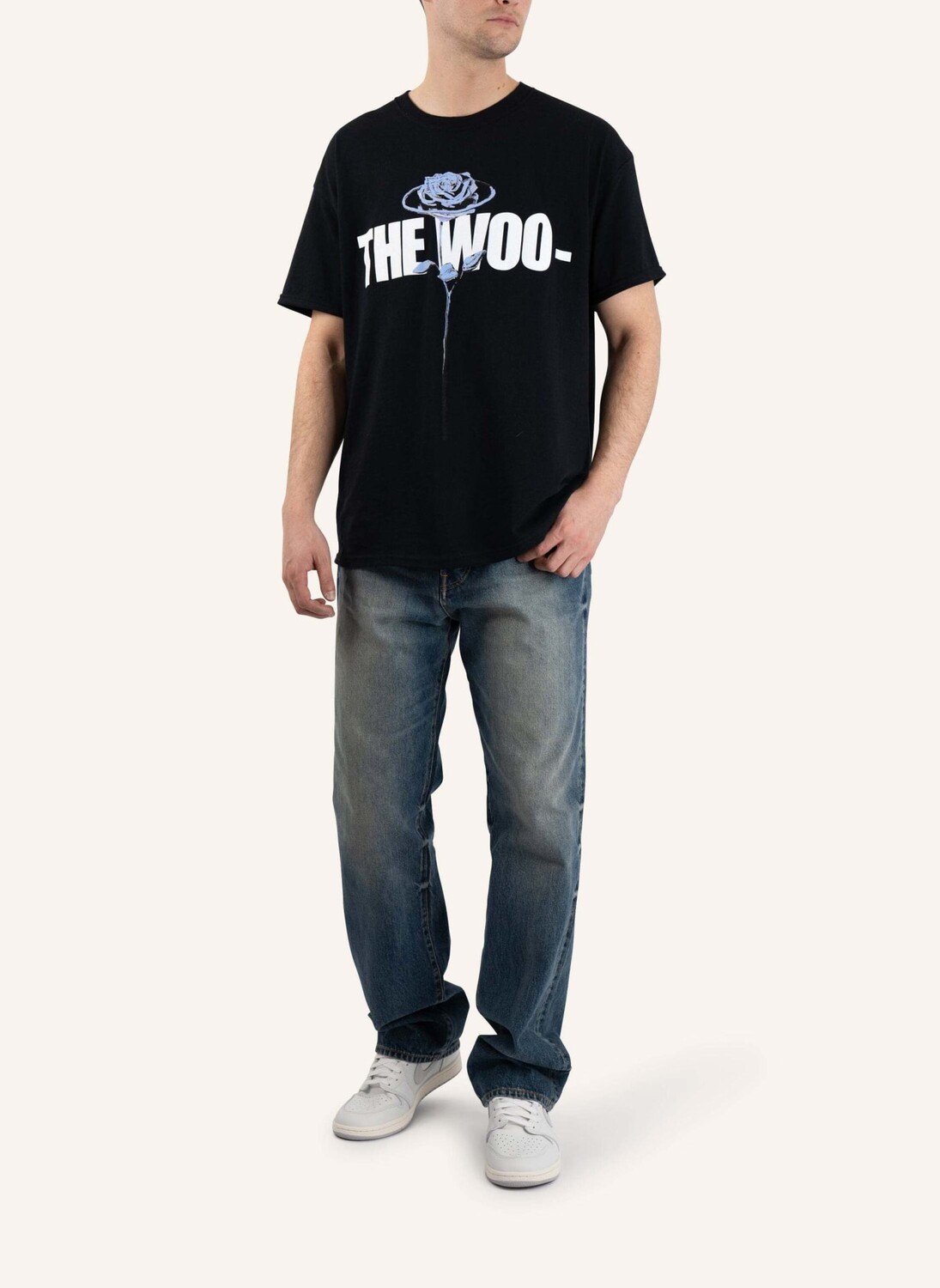 

Футболка pop Smoke the Woo от Bibo Vlone, черный