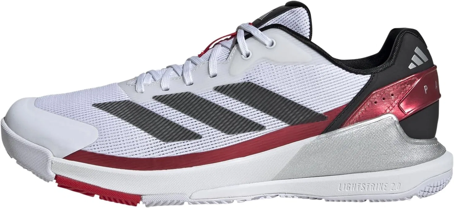 Кроссовки для падел-тенниса adidas Crazyquick Lightstrike, белый/черный/красный