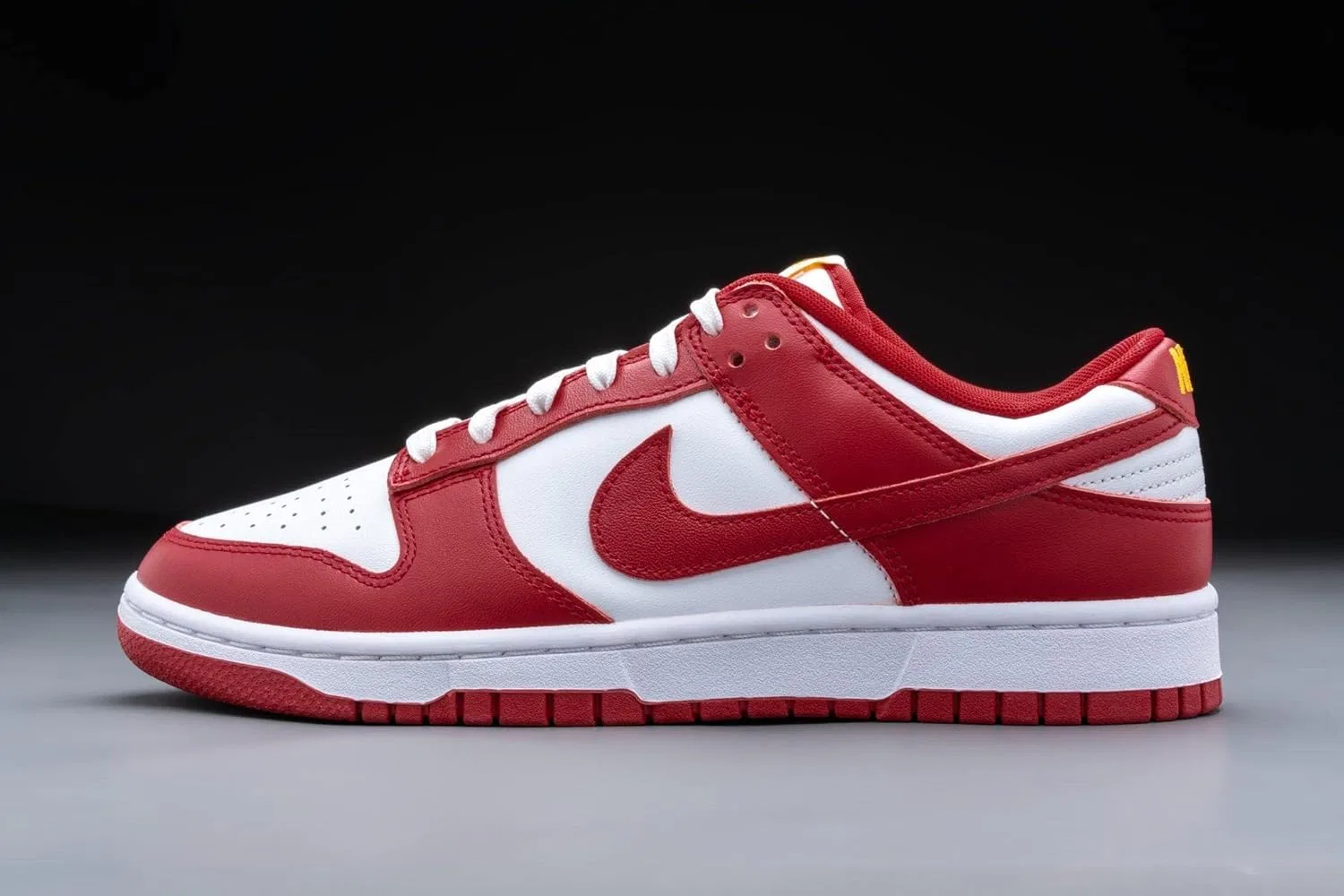 Кроссовки мужские Nike Dunk Low Mystic Red, красные — фото 4
