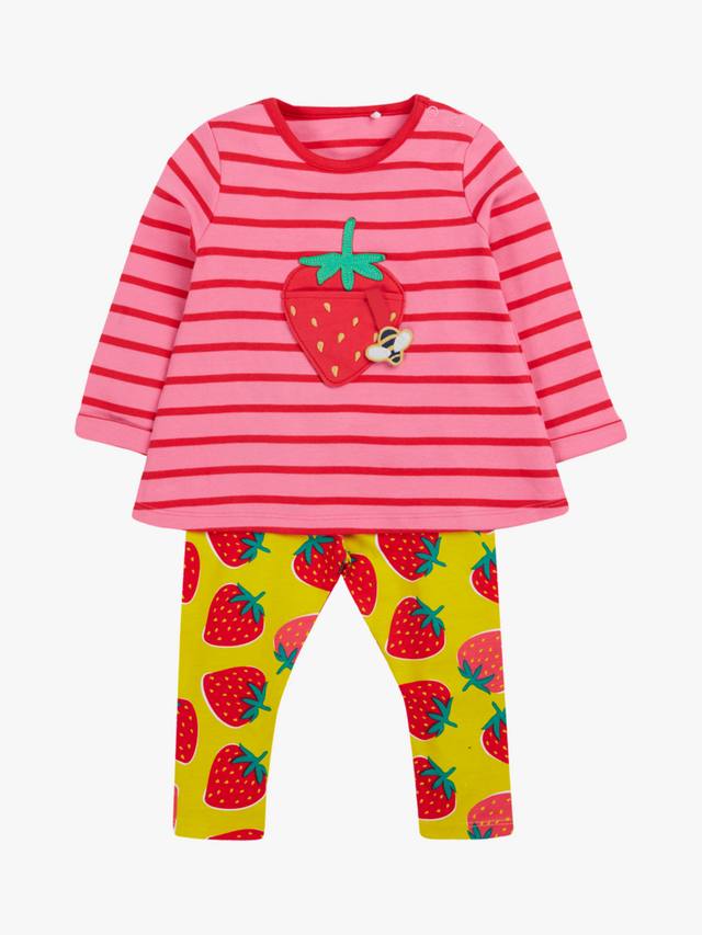 

Детский топ из органического хлопка ottlie с длинным рукавом и леггинсы Frugi, разноцветный