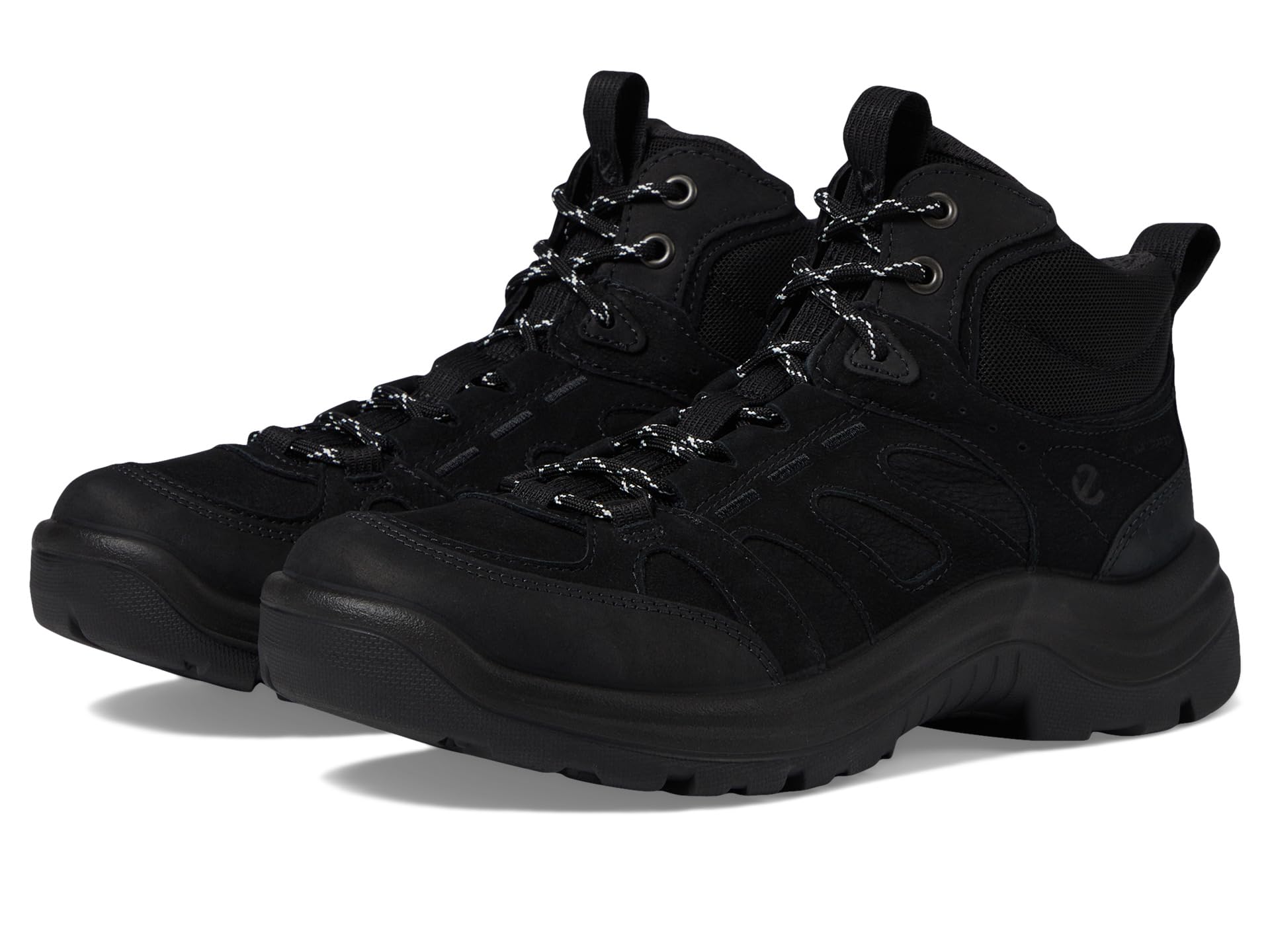 Ботинки ECCO Sport Offroad Waterproof Mid Hiking Boots, цвет Black Oil Nubuck/Black Nubuck