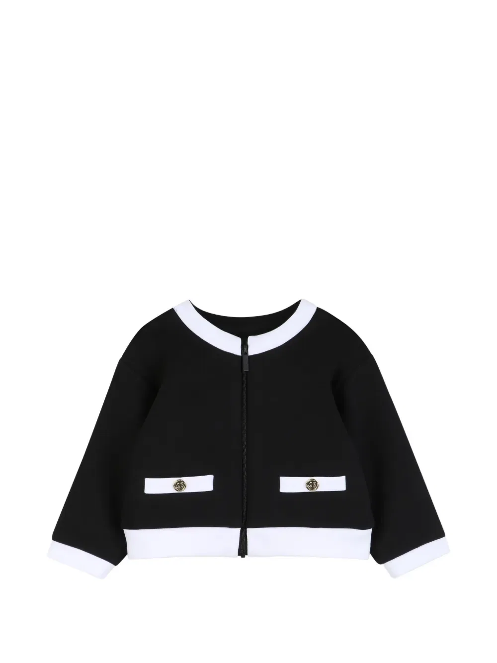 Комплект для новорожденного с принтом Karl Lagerfeld Kids, черный