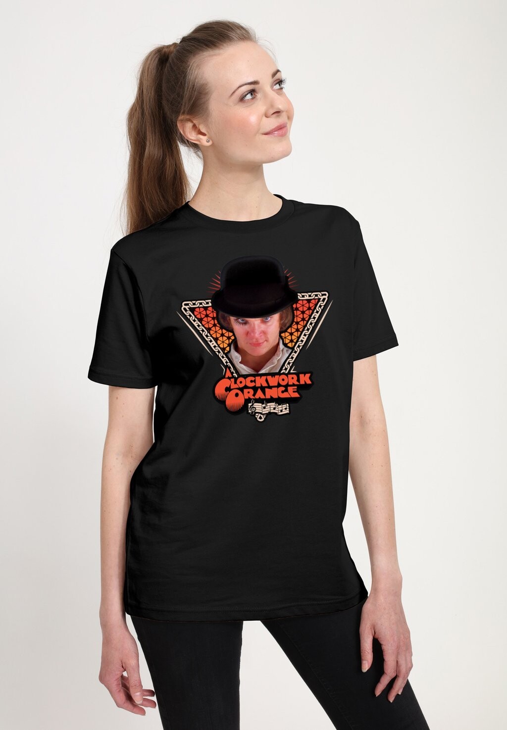 

Футболка с принтом A CLOCKWORK ORANGE TRIANGLE Henry Tiger, черный