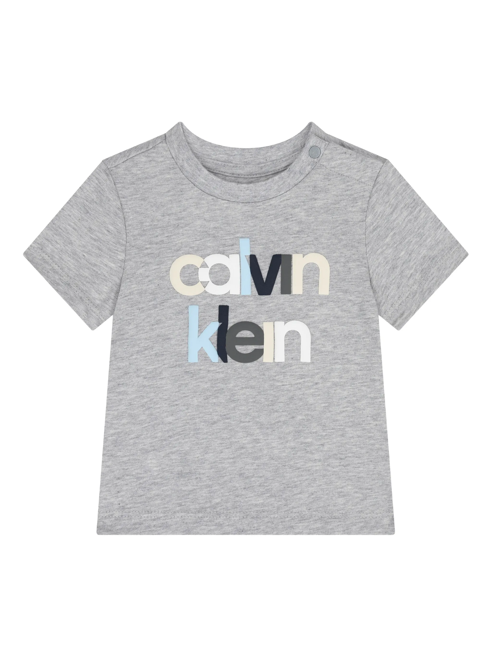 

Футболка с логотипом Calvin Klein Kids, серый