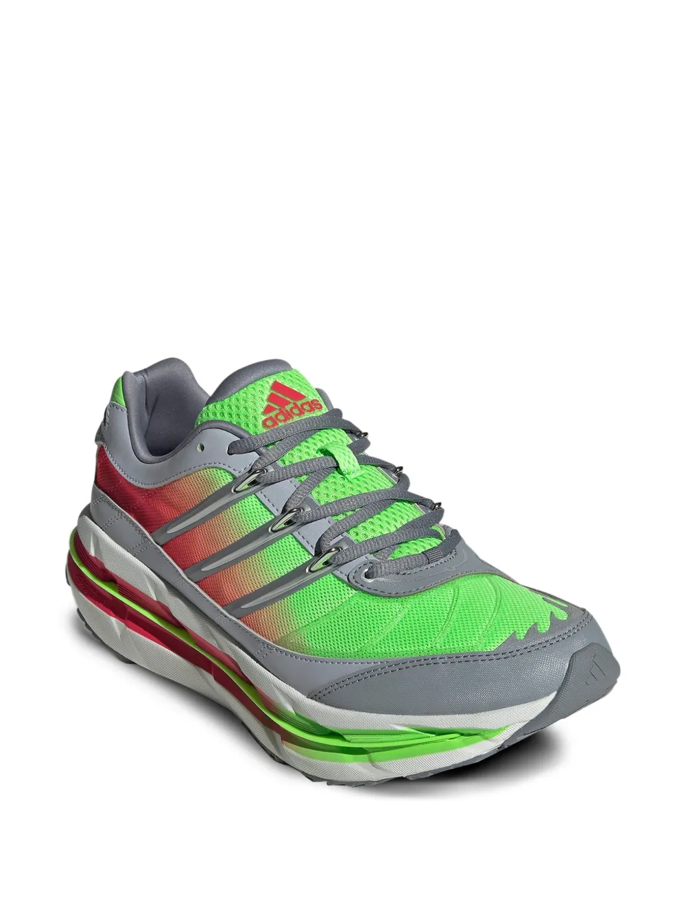Кроссовки Adistar HRMY «Lime Burst/Grey» Adidas, зеленый — фото 2