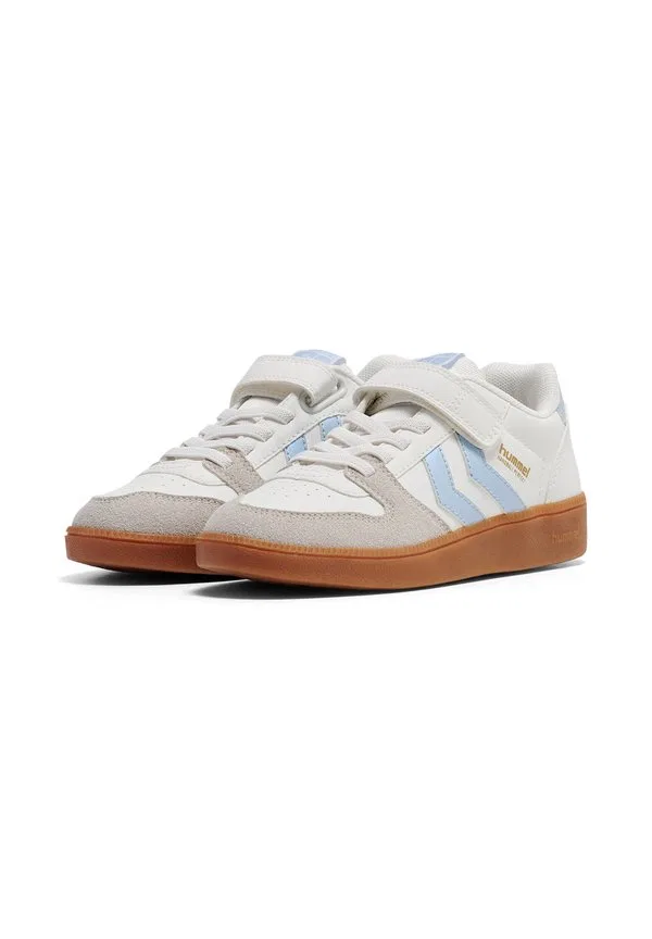 Тренеры Hummel, White/Metallic Blue — фото 2