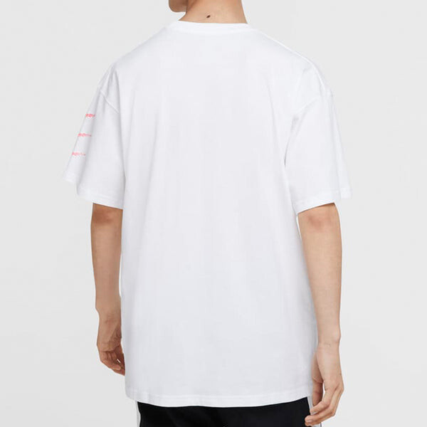 Футболка sportswear retro pattern printing white Nike, белый — фото 2