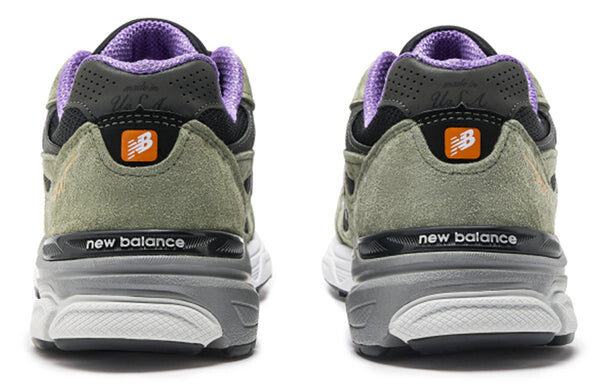 Кроссовки teddy santis x 990v3 сделано в сша New Balance, зеленый — фото 4