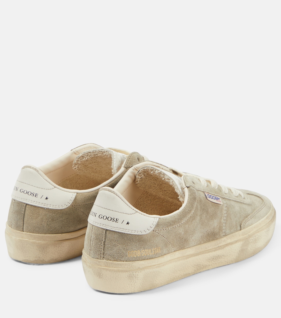 Кроссовки Soul-Star из замши Golden Goose, Taupe/ Milk — фото 3