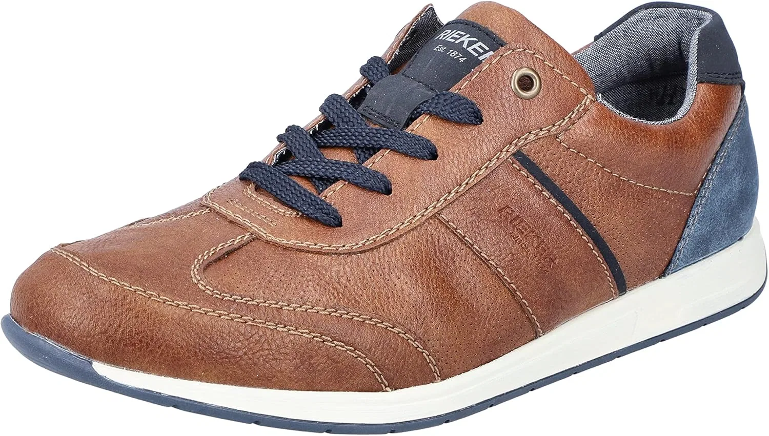 Мужские туфли Rieker 11928 на шнуровке, Brown