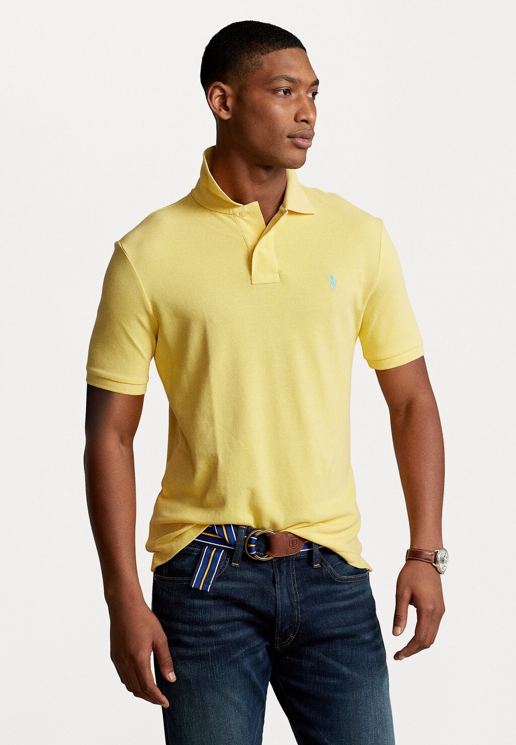 

Рубашка-поло CUSTOM SLIM FIT Polo Ralph Lauren, кукурузно-желтый