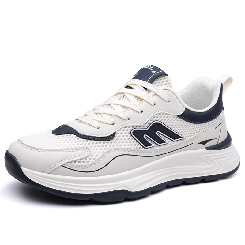 

Низкие повседневные туфли мужские FEIKE, Beige Blue