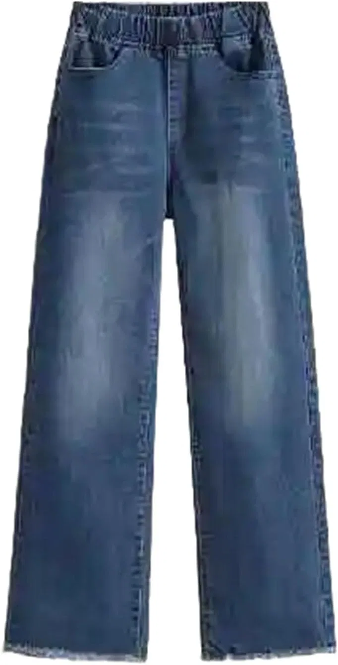 Джинсы прямые, джинсы, синий