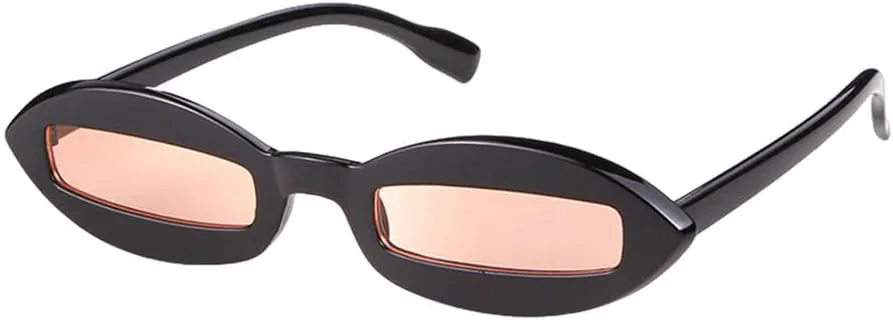 

Модные солнцезащитные очки 2027 года для женщин в стиле ретро, ​​маленькая овальная оправа, уникальные и забавные, с защитой от УФ-излучения UV400 MTZJH, C5