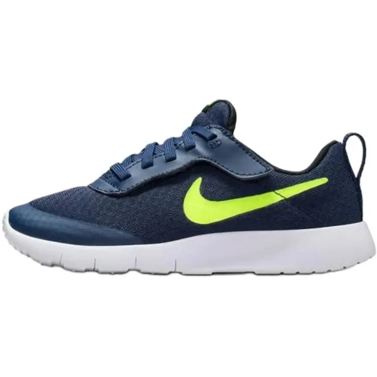 

Nike Детские дышащие легкие амортизирующие низкие беговые кроссовки Tanjun, темно-синие