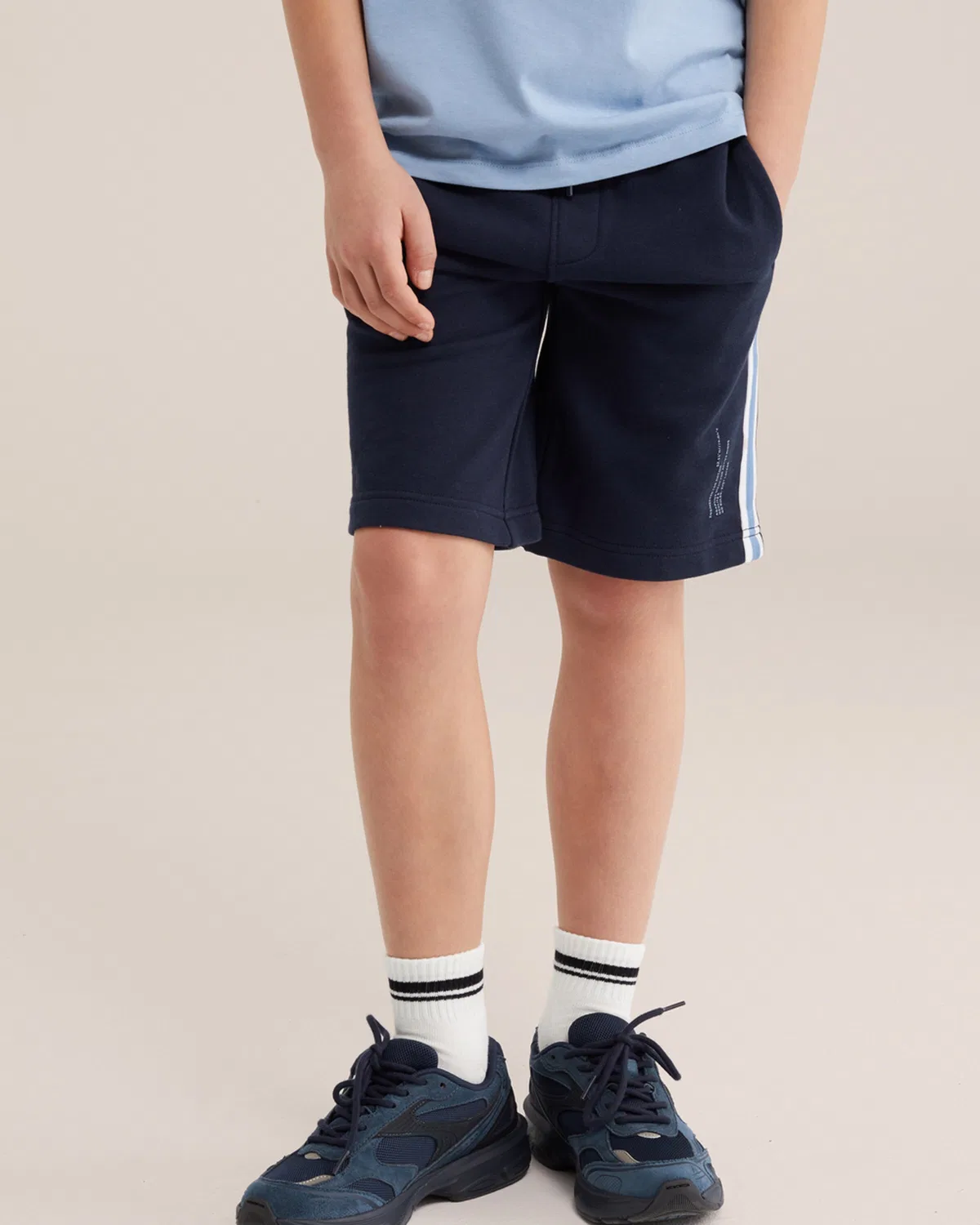 Обычные брюки We Fashion, Blue/Navy — фото 3