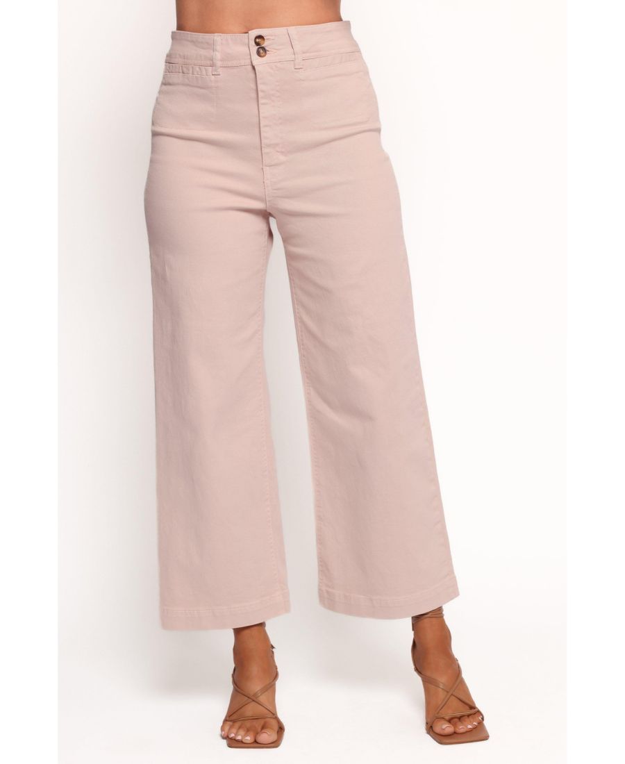 

Женские укороченные джинсы Gemma с широкими штанинами - цвет сепия-роза Petal and Pup, Sepia rose