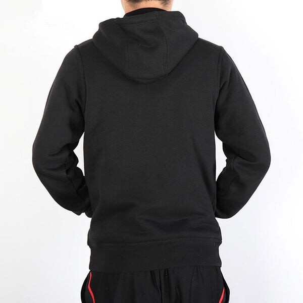 Толстовка Nike Club Swoosh Casual Sports hooded Pullover Black, черный — фото 4