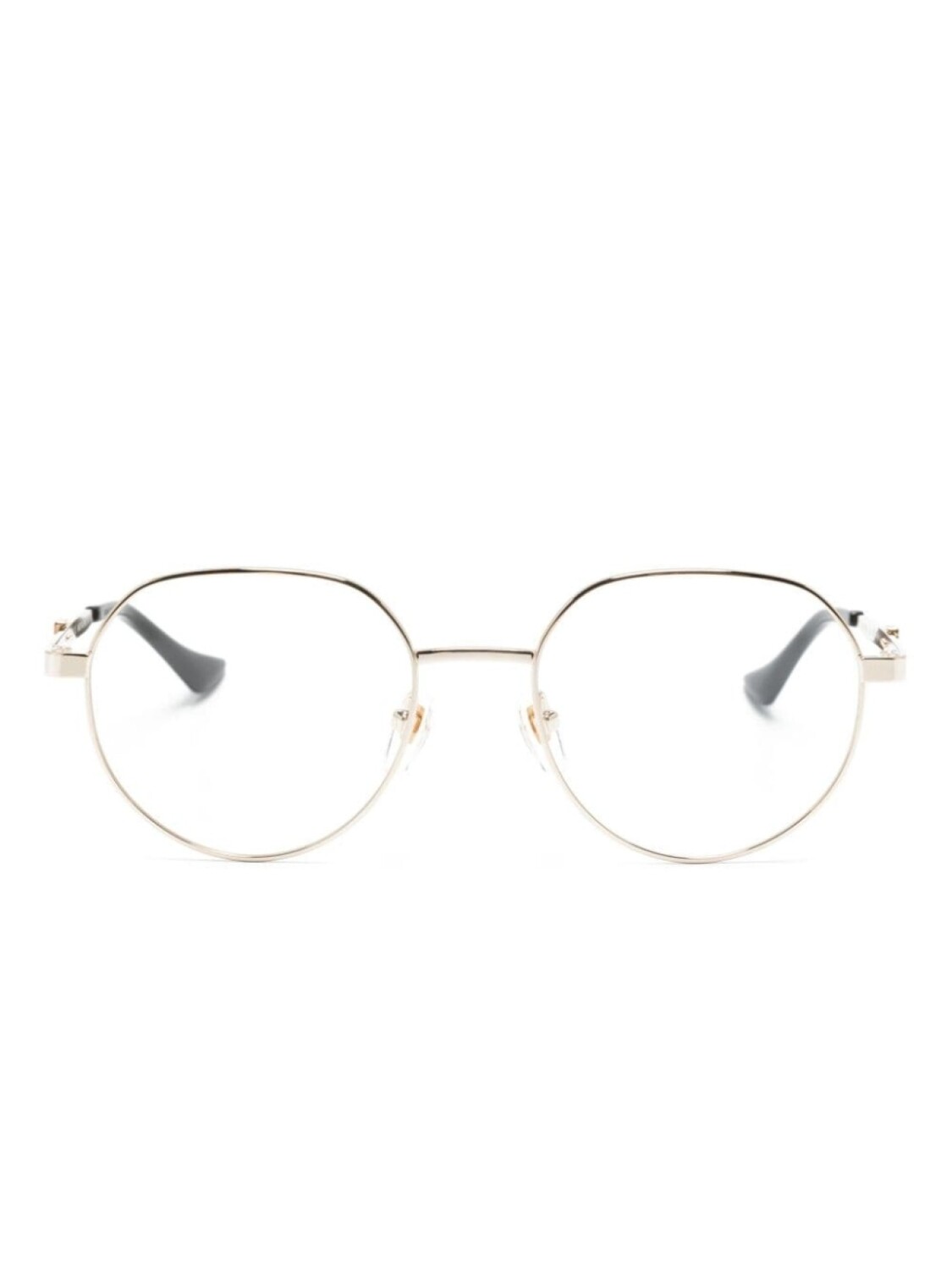 

Gucci Eyewear очки в круглой оправе, золотистый