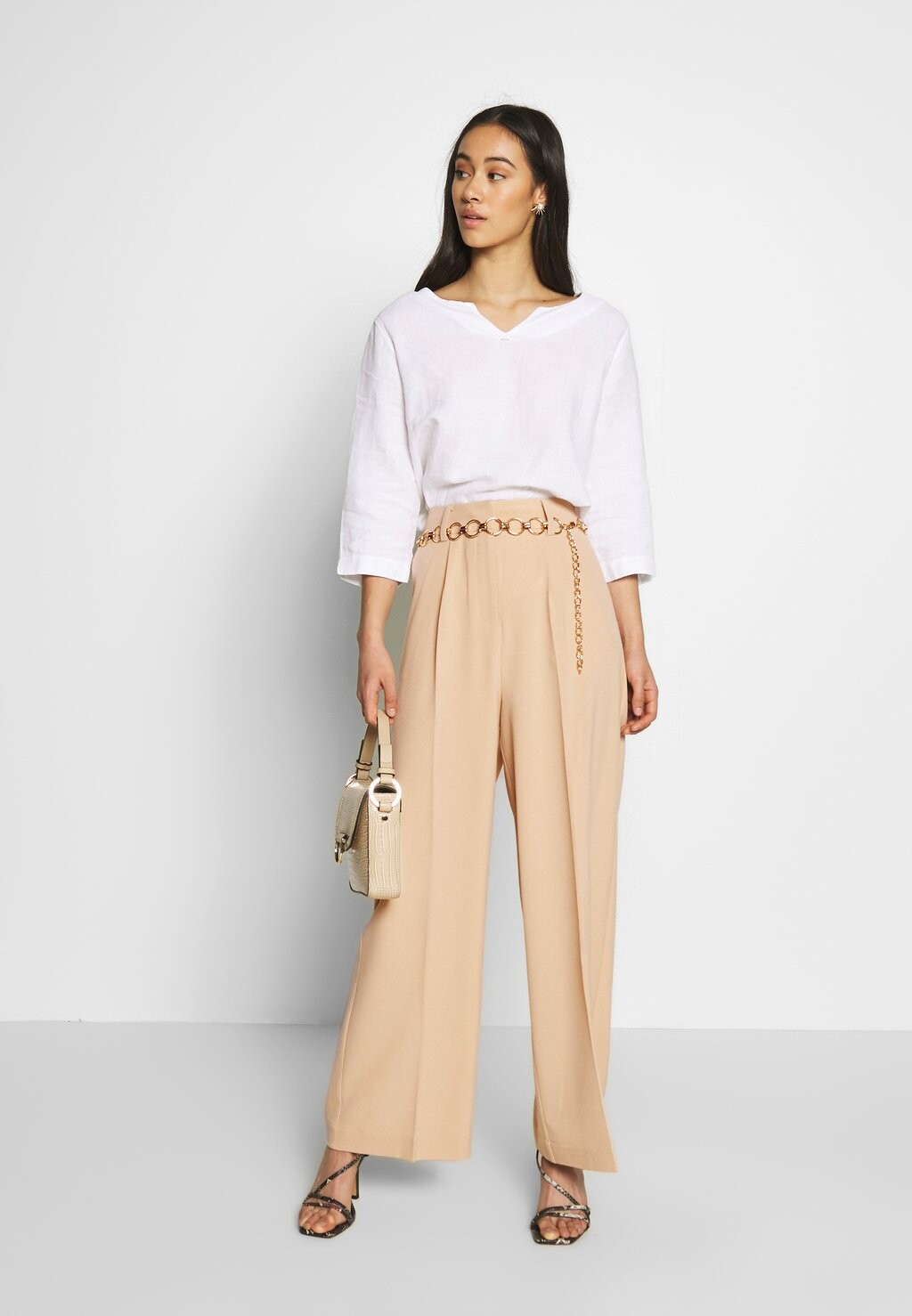 

Брюки KELLY TROUSERS EDITED, бежевый