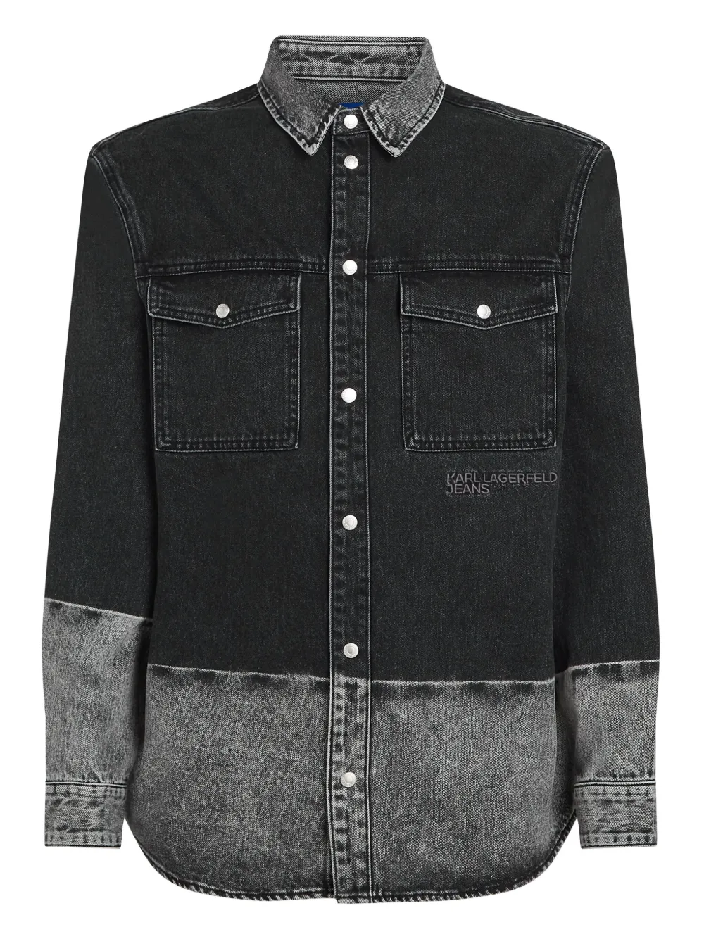 

Рубашка с эффектом омбре Karl Lagerfeld Jeans, черный