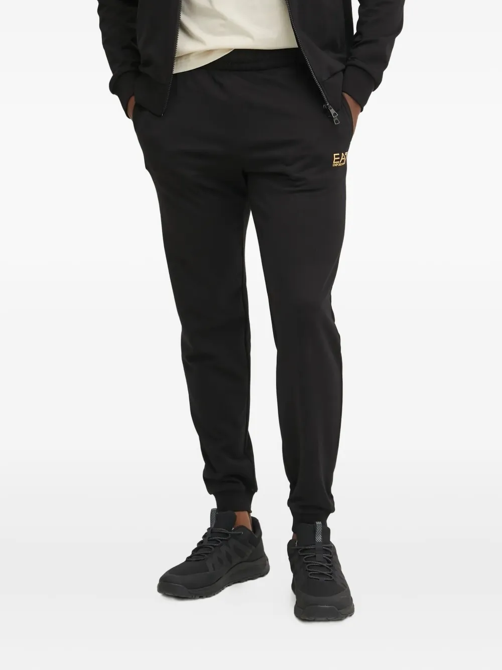 

Спортивный костюм с логотипом Ea7 Emporio Armani, черный