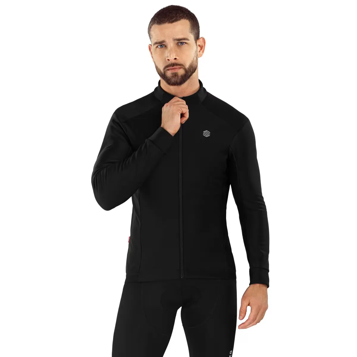 

Мужская велосипедная куртка J1 Furkapass Siroko Softshell, чёрный