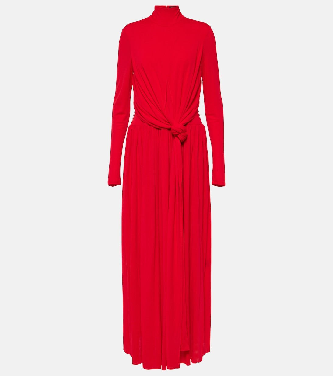 

Платье макси meret из креп-джерси с драпировкой Proenza Schouler, красный