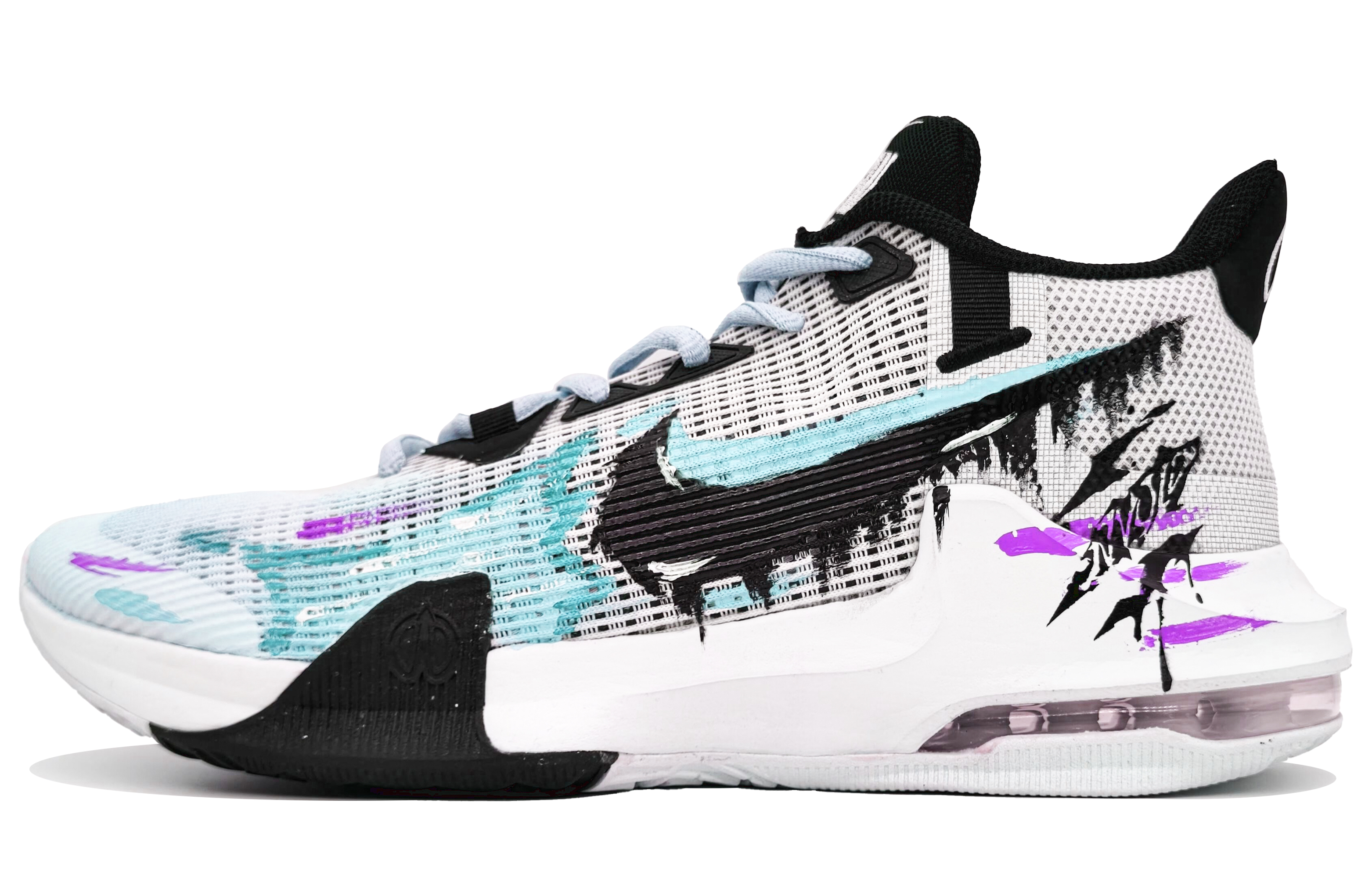 

Nike Баскетбольные кроссовки Air Max Impact 3 с противоскользящим покрытием, низкие, мужские, нежно-синие