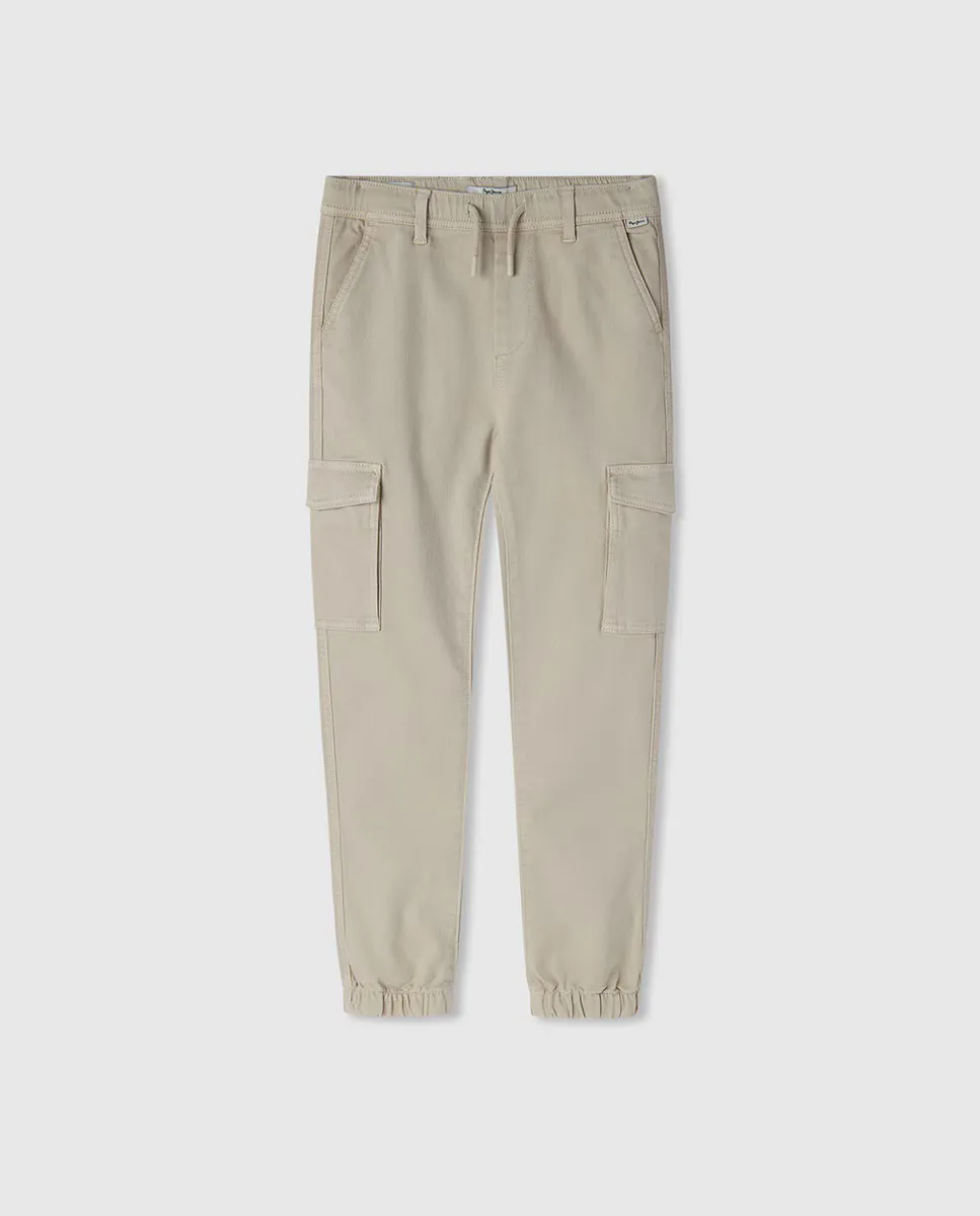 

Брюки для мальчиков Gymdigo Slim Cargo Pepe Jeans, кремовый