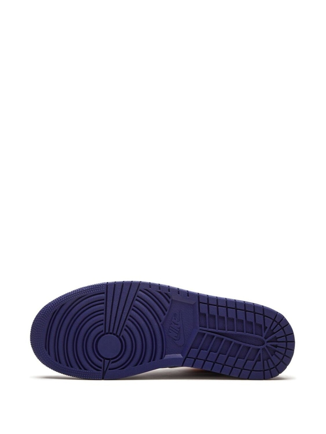 Кроссовки Jordan Air Jordan 1 Mid, синий/желтый/белый — фото 4