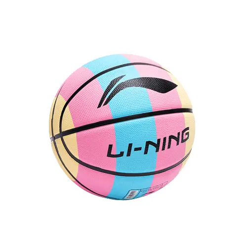 

Резиновый баскетбольный мяч Li Ning, желтый, розовый, синий, размер 5, тренировочный