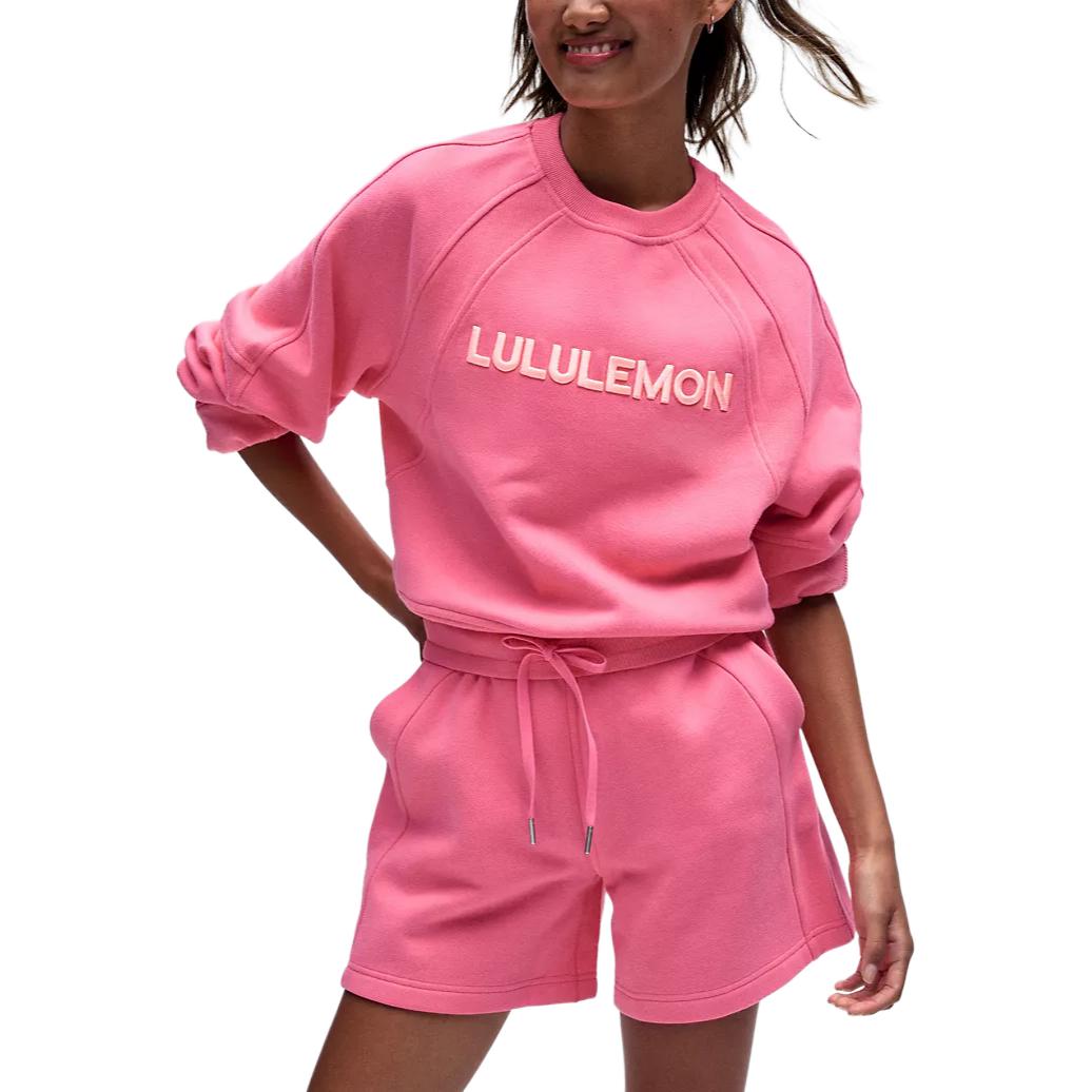 

Свитшот серии Scuba для женщин Lululemon, розовый
