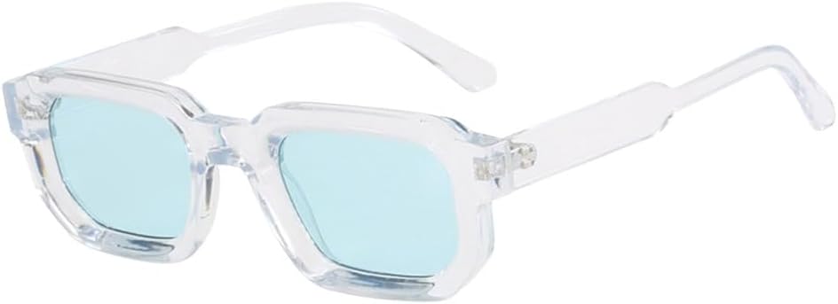 

Мужские винтажные солнцезащитные очки в прямоугольной оправе, модные ретро-очки, солнцезащитные очки с защитой от УФ-излучения UV400, женские защитные очки UJNHGQ, C11