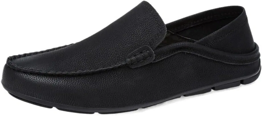 Лоферы Leather Men's Loafers, Black UOPYNE