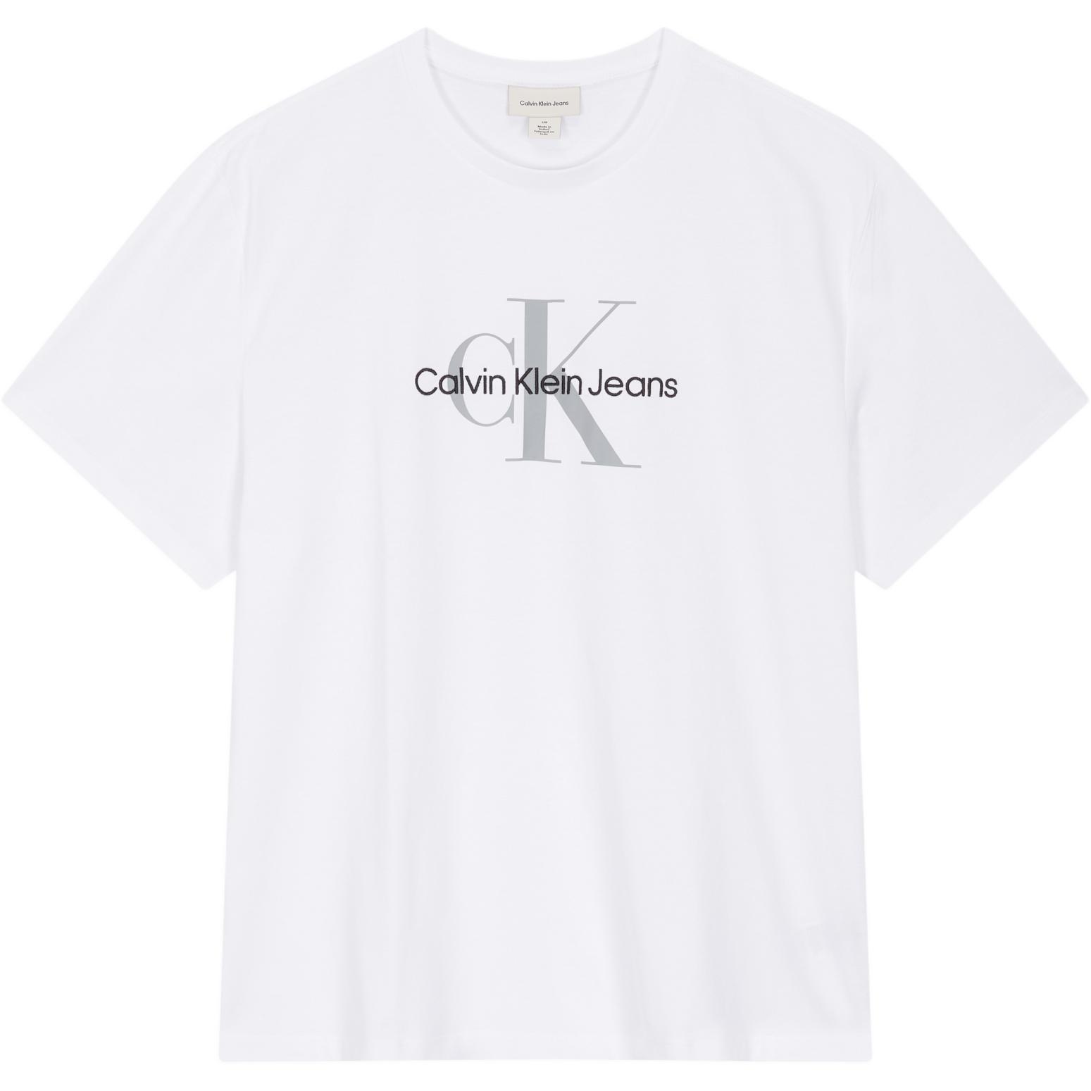 Футболка CALVIN KLEIN мужская белая — фото 2