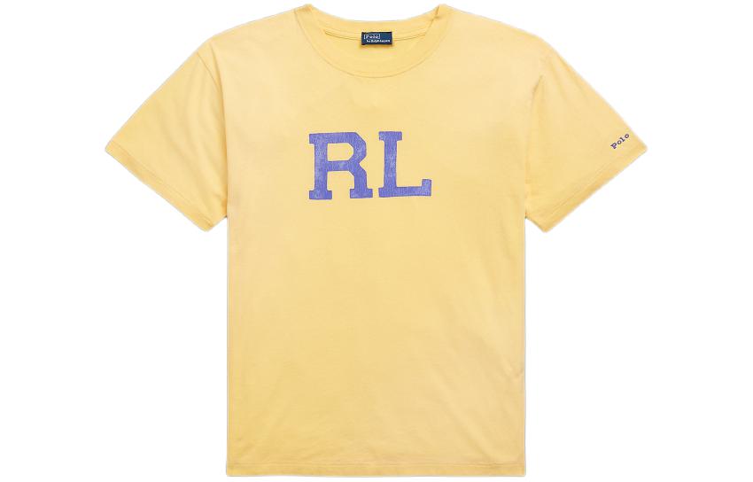 Футболка SS24 Женская Осенняя Желтая Polo Ralph Lauren, Осенний День Желтый — фото 2