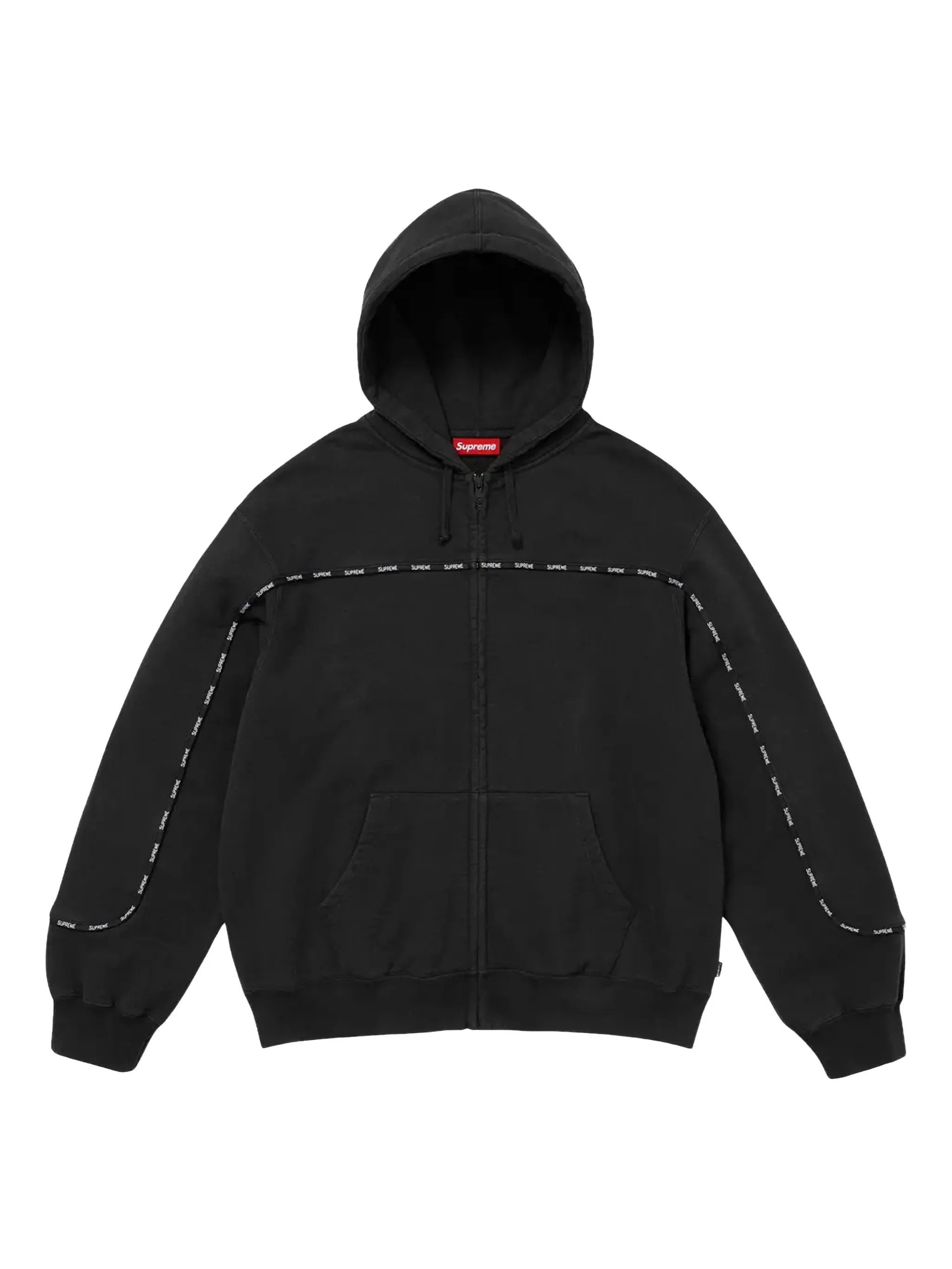 

Худи на молнии Supreme, черный