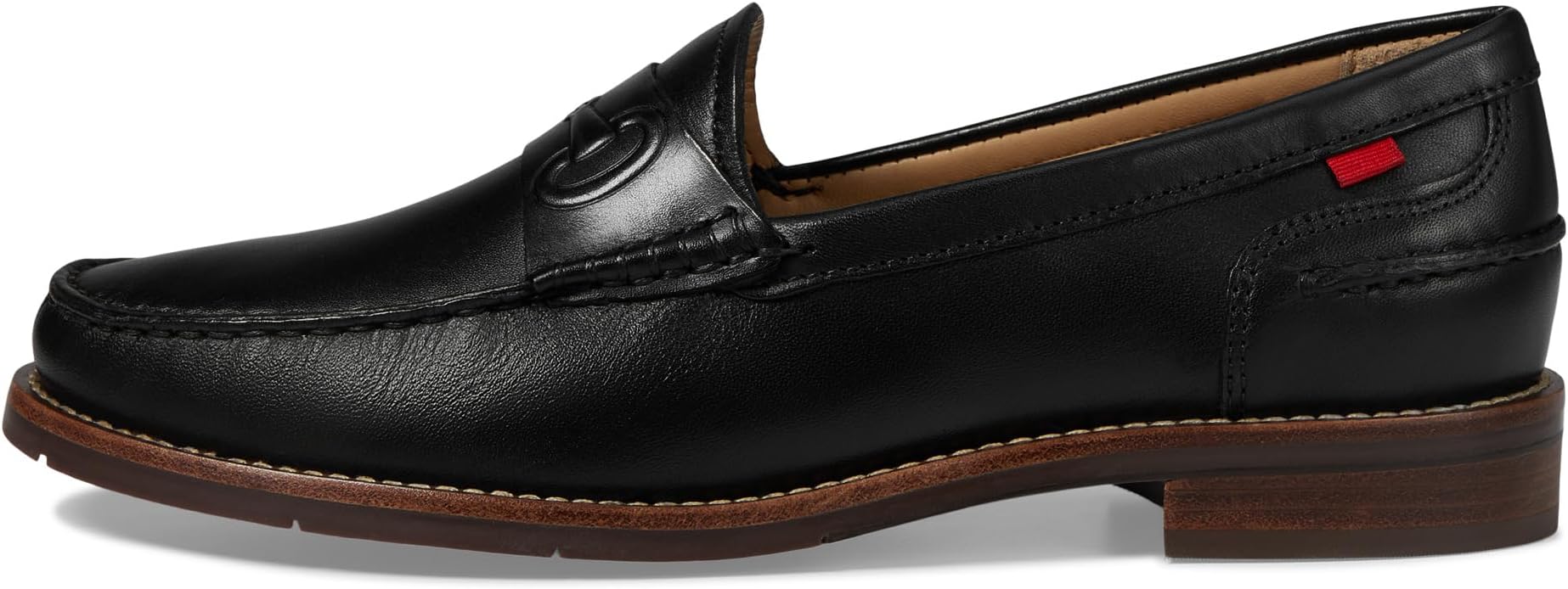 Лоферы Marc Joseph New York Academy Park, цвет Black Brushed Napa — фото 4