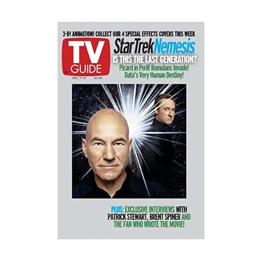 

Журнал Star Trek Nemesis - Is this the Last Generation (December 7-13 2002), TV Guide