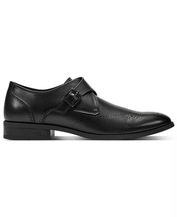Мужские туфли Cheer Single Monk Strap Kenneth Cole Reaction, черный — фото 2