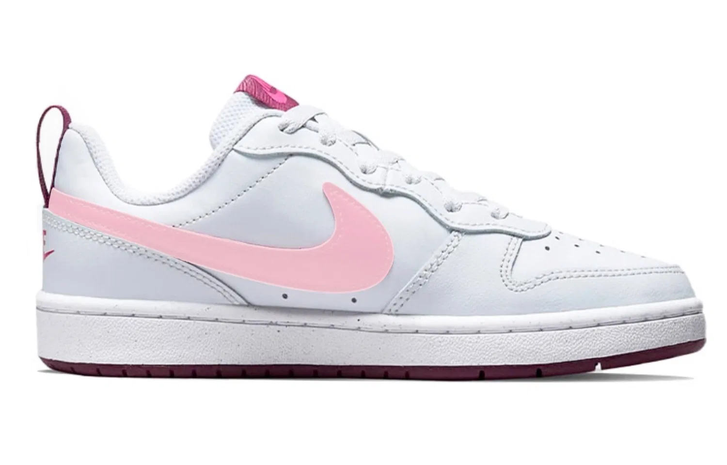 Кроссовки для скейтбординга Court Borough Abrasion Resistant Low top Women's Nike, Gray Pink — фото 3