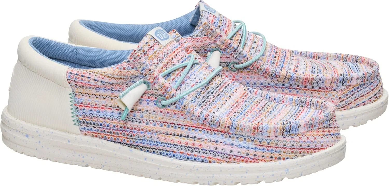 Мужские слипоны HEYDUDE Wally Funk Multi Mesh, легкие повседневные мужские туфли с дышащей и гибкой посадкой — фото 3
