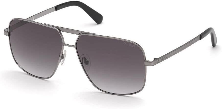 

GUESS Мужские повседневные солнцезащитные очки, Shiny Gunmetal