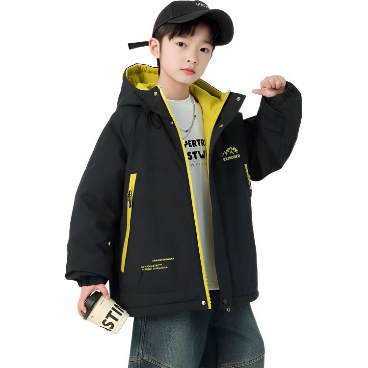 

Утепленная куртка для детей 3-7 лет PROTECTCAMEL, черный satin темно-синий