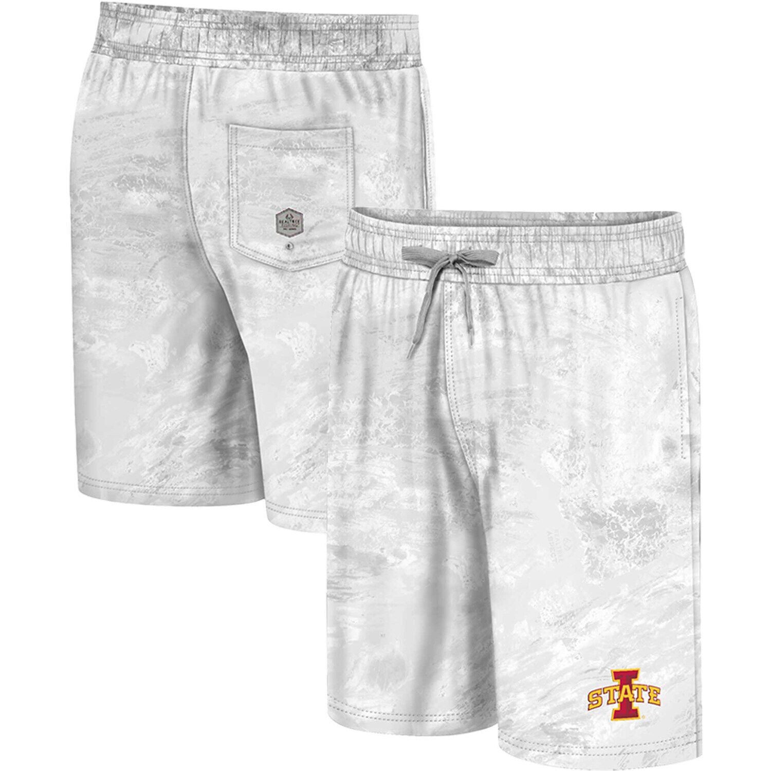 

Мужские белые шорты для плавания Iowa State Cyclones Realtree Aspect Ohana Colosseum