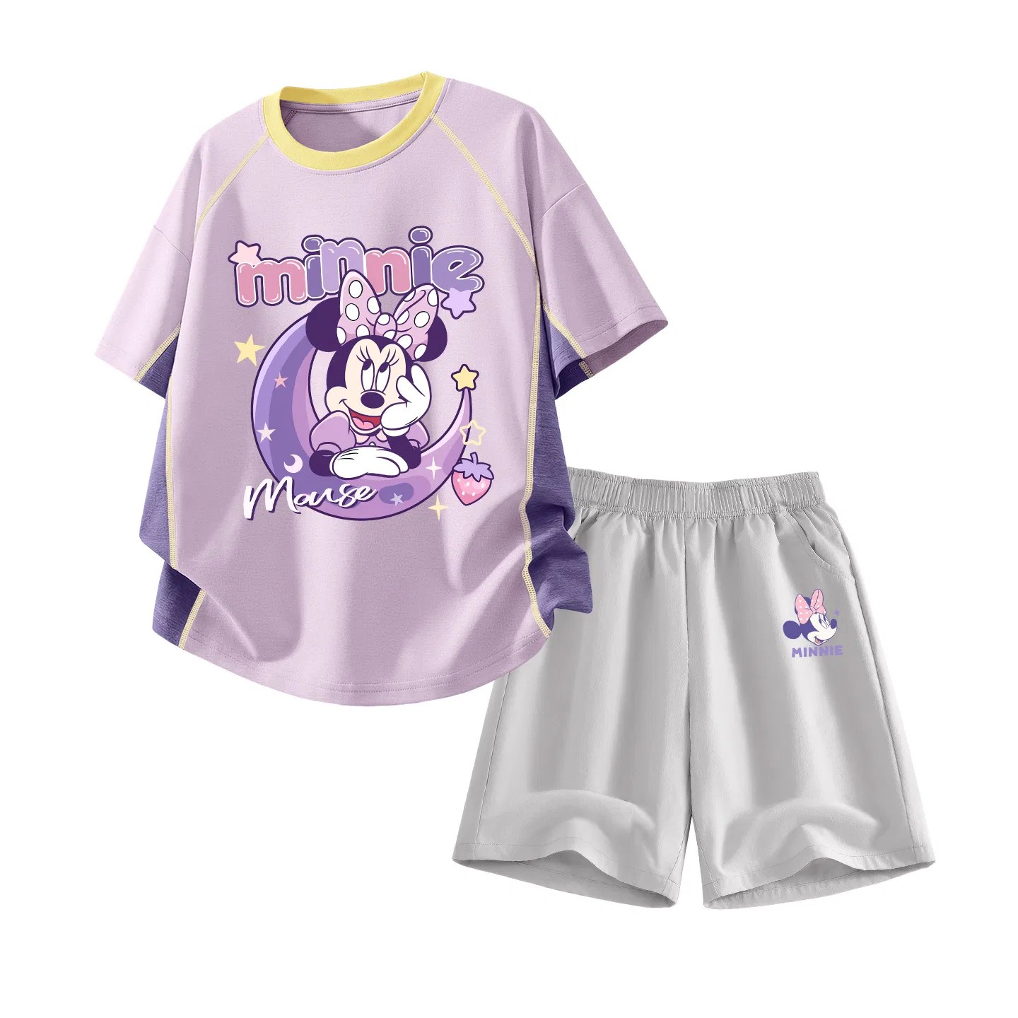 Спортивный костюм Disney Kids для мальчиков и девочек, цвет фиолетовый+серый
